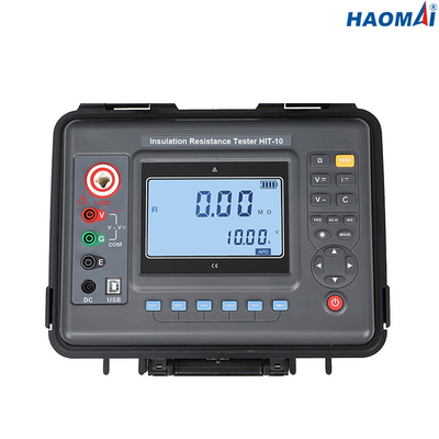 HAOMAI डस्टप्रूफ डीसी इन्सुलेशन प्रतिरोध परीक्षण उपकरण 0-1000V