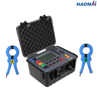 ISO9001 1000A ग्राउंड रेसिस्टेंस टेस्टिंग उपकरण 3700V / Rms डबल क्लैंप के साथ